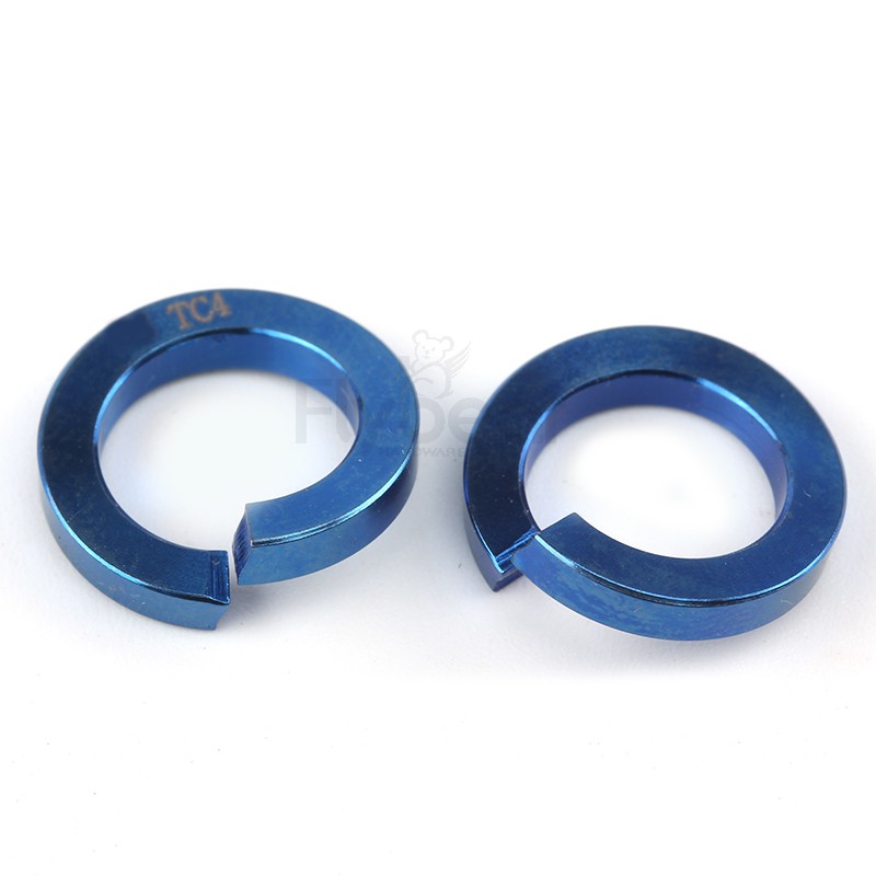 TC4(抗拉≥1100MPa)鈦合金脈沖陽極氧化標(biāo)準(zhǔn)型彈簧墊圈GB93